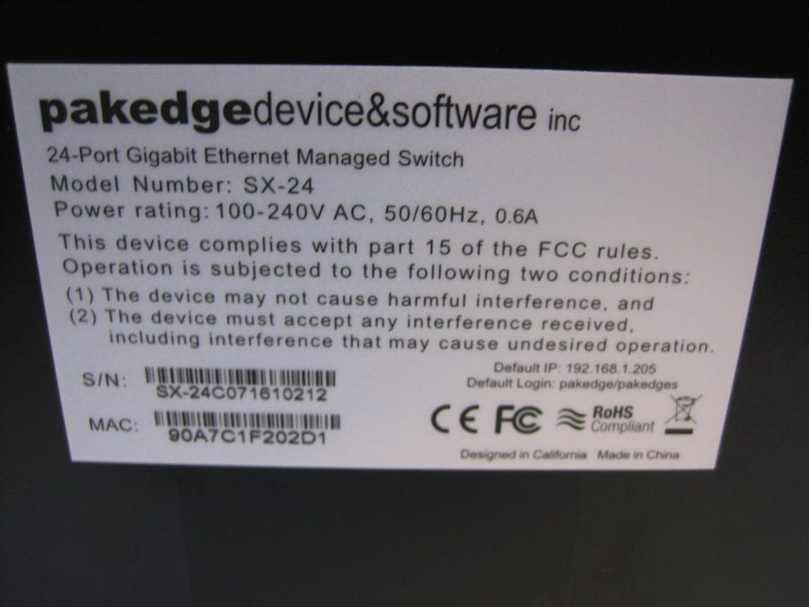 Pakedge dev&software inc. SX-24 24 Port Gigabit Network Switch - Image 6