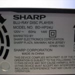 Sharp BD-HP24 Blu Ray Player - Great Shape! - Image 5