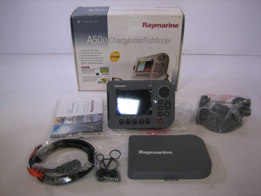 Raymarine A50D Chartplotter COMPLETE IN BOX - *New Old Stock* E62186-US