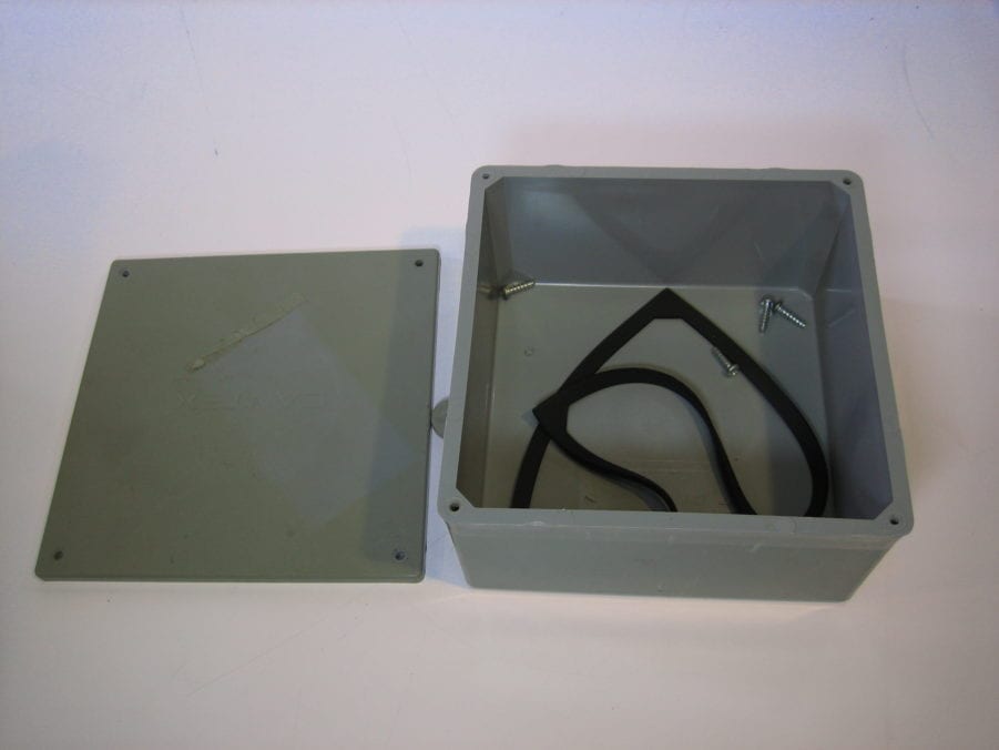Cantex 12X12X4 PVC Electrical Junction Box- Great Shape - Image 5