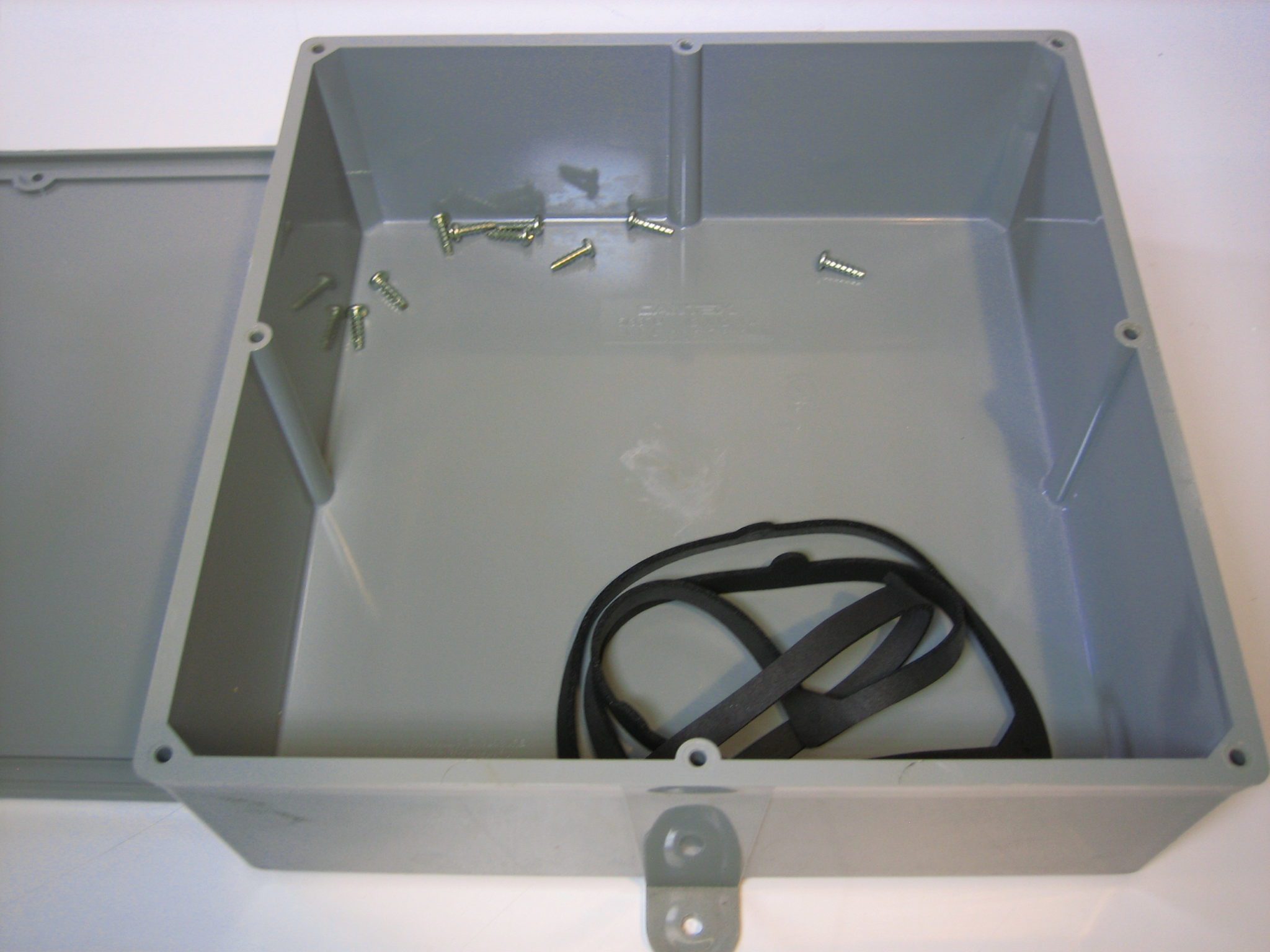 Cantex 12X12X4 PVC Electrical Junction Box Great Shape Max Marine