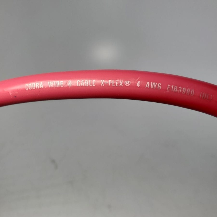 Cobra Wire X-Flex E163980 - 4AWG Tinned Copper Marine Boat Power Cable - 13ft - Image 8