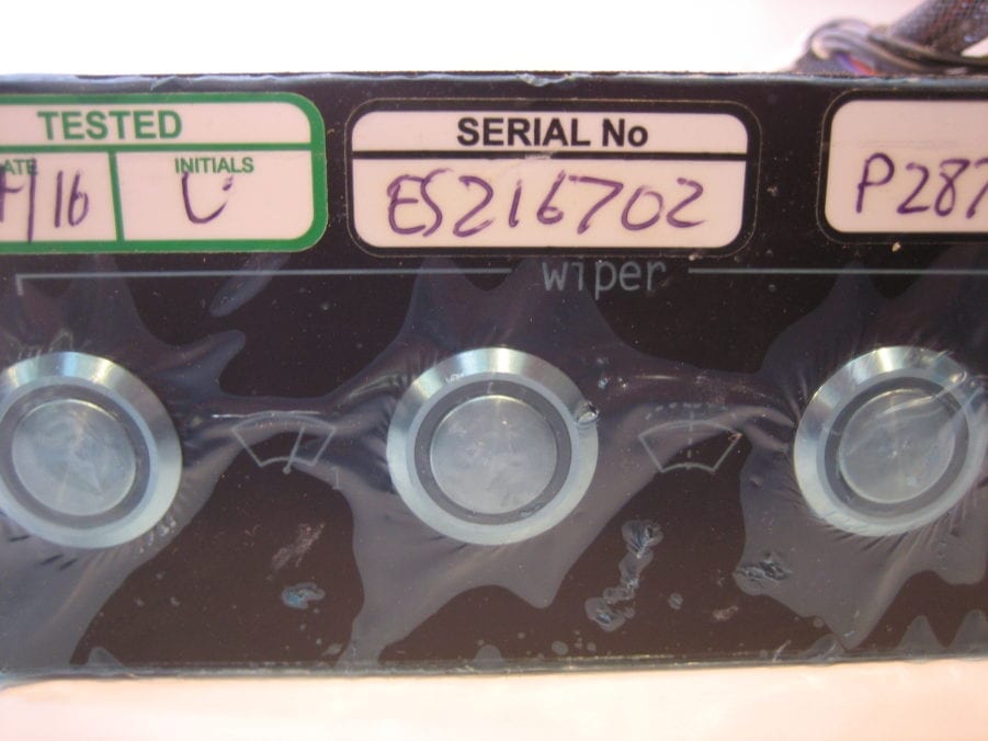 Marine Double Windshield Wiper Control Panel P287-150B - 3 Button w/Washer Fluid - Image 5