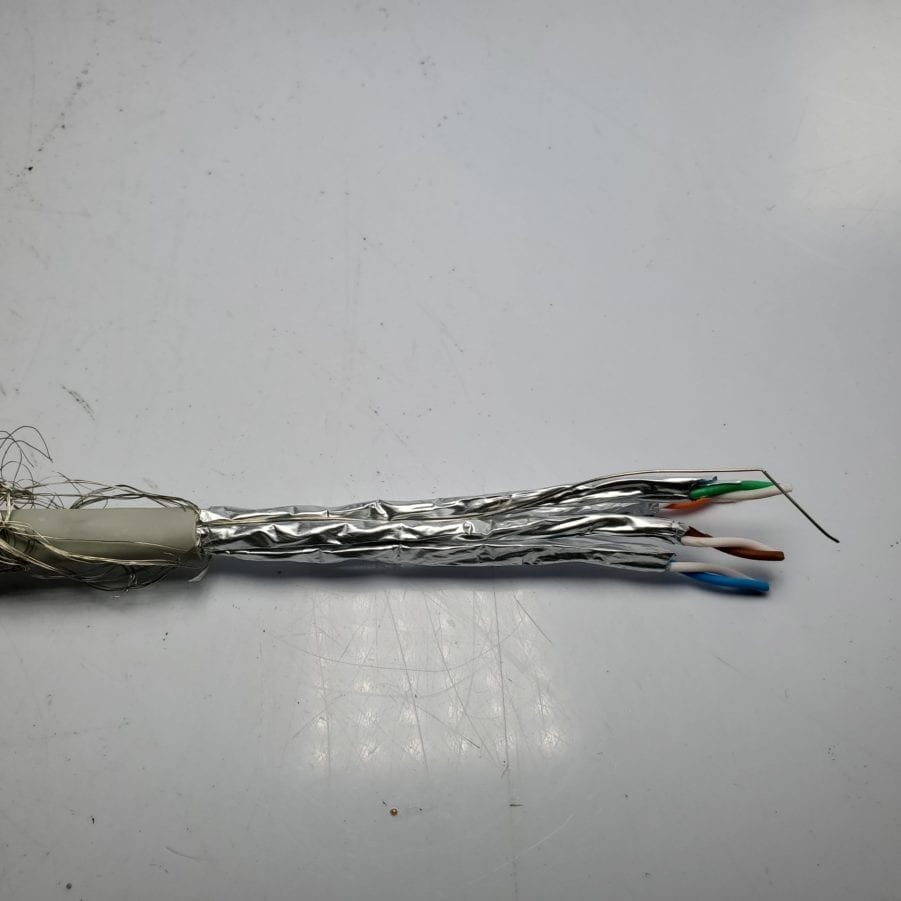 Teldor 9928654129 - Cat7 4 Pair 23 AWG S/FTP 600MHZ Shielded Data Cable - 540ft Open Spool - Image 11