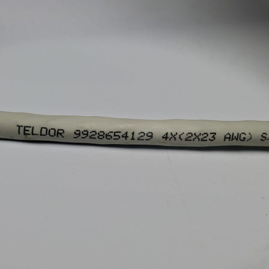 Teldor 9928654129 - Cat7 4 Pair 23 AWG S/FTP 600MHZ Shielded Data Cable - 540ft Open Spool - Image 6
