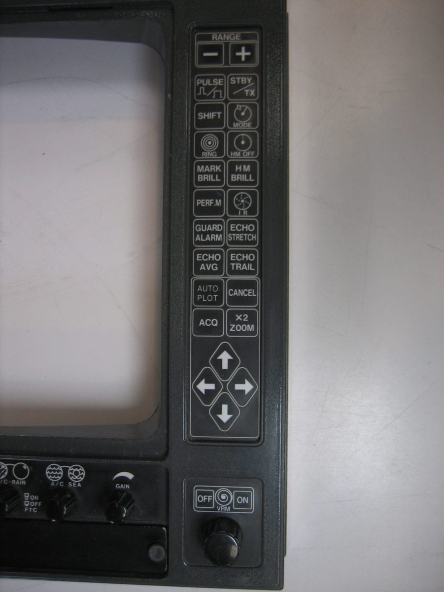Furuno Complete Front Bezel Keypad Panel for CRT FR-1510DS TESTED - Image 2