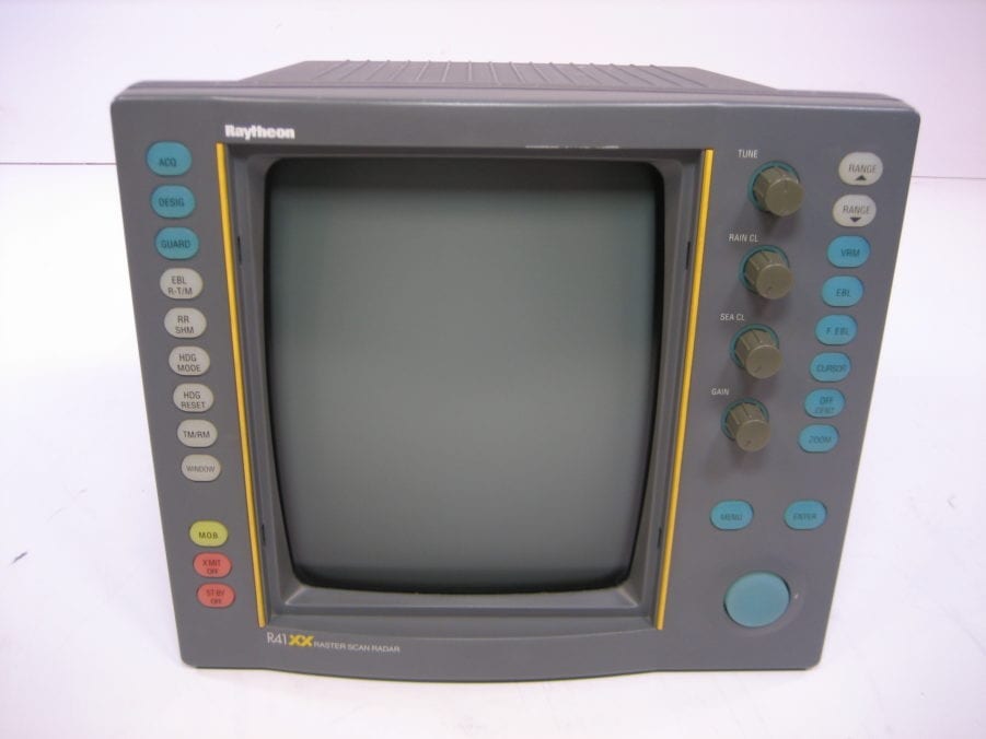 Raytheon R41xx Raster Scan CRT DISPLAY ONLY - M92548 - f/ M92542 Radar ...