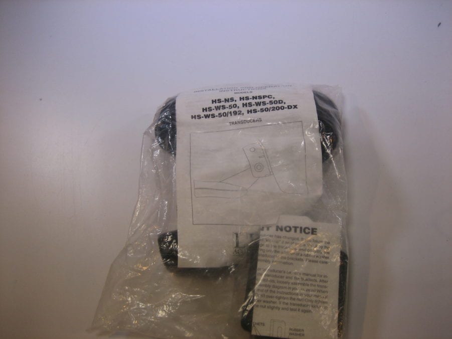 LEI Lowrance Eagle HS-50/200-DX Skimmer Transducer - New Old Stock w/Mount Kit