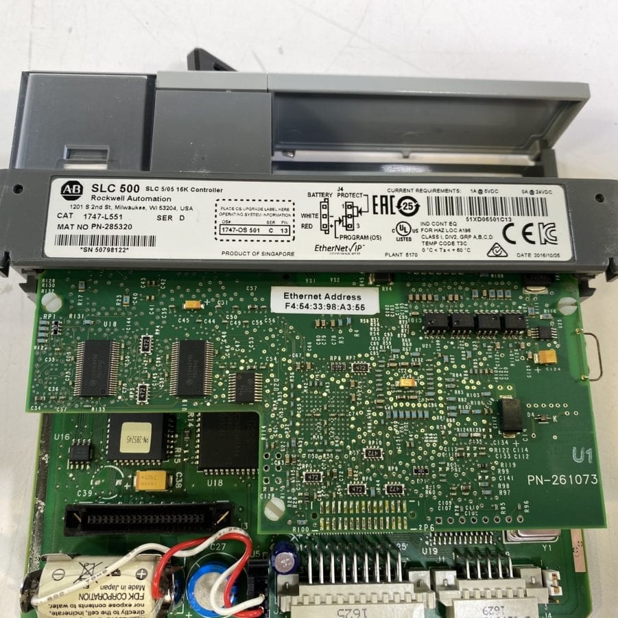 Allen Bradley 1747-L551 SLC 500 SLC 5/05 CPU Processor 16K Controller - Image 3