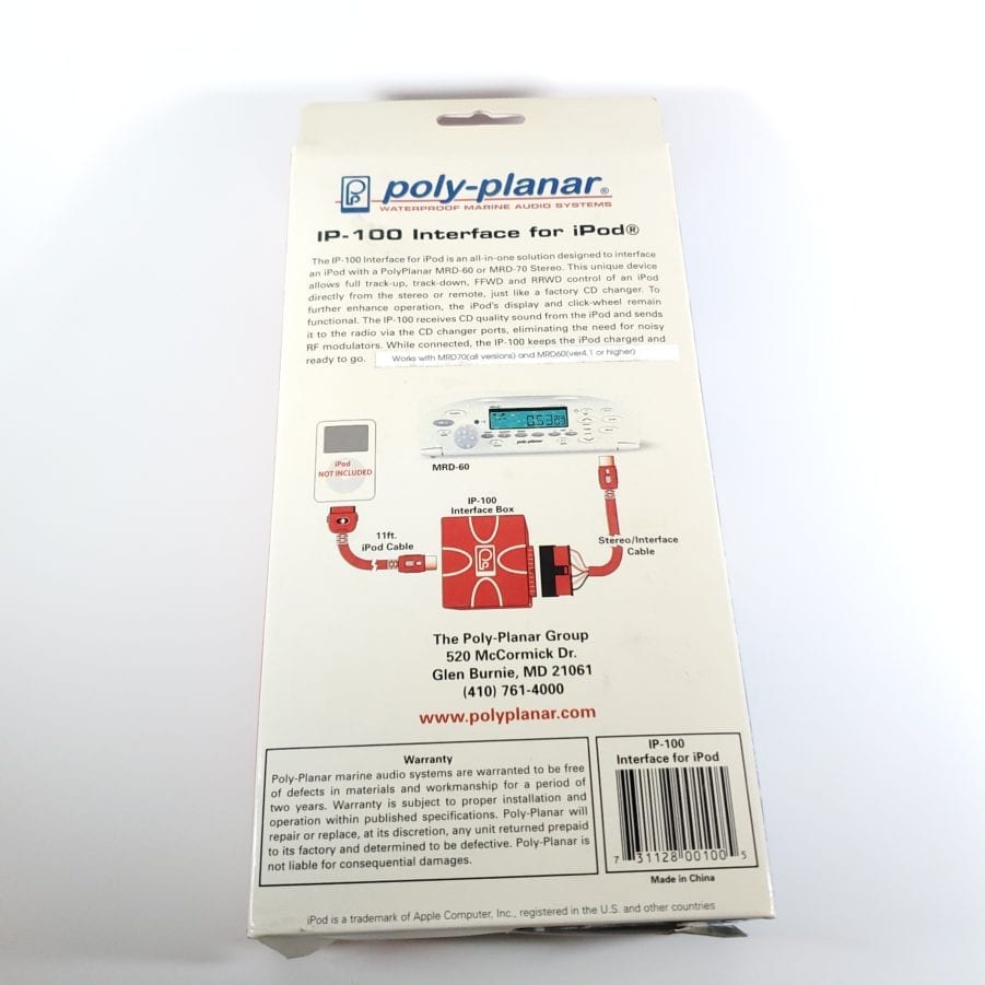 POLY-PLANAR IP-100 iPod Interface for MRD60 MRD70 Marine Stereo System - Image 4
