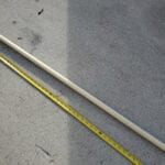 Shakespeare 499 - 8' White Fiberglass VHF AM/FM CB Extension Mast NEW OLD STOCK - Image 4