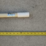 Shakespeare 499 - 8' White Fiberglass VHF AM/FM CB Extension Mast NEW OLD STOCK - Image 3
