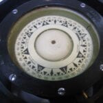Bergen Nautik Norway BN25A NSK 71 Nautical Boat Compass w/Housing ~ Tested - Image 6