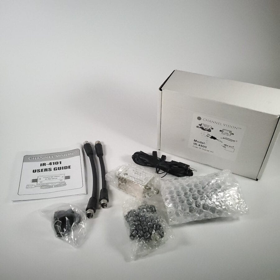 Channel Vision IR-4500 - IR Repeater Over Coax Starter Kit - NEW - FREE SHIPPING