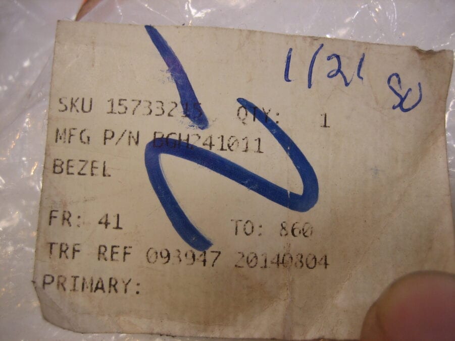 B&G 30/30 HV *NEW OLD STOCK* Bezel Fascia Trim BGH241011 **FREE US SHIPPING** - Image 4