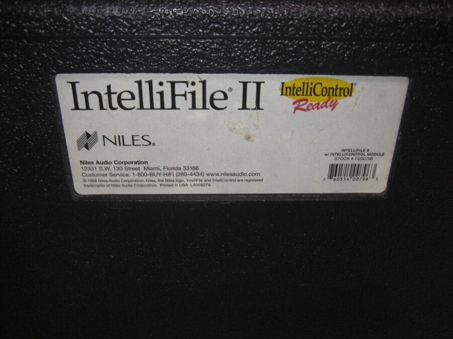 Niles FG00796 IntelliFile II, Intellicontrol Ready PC Interface - Image 8