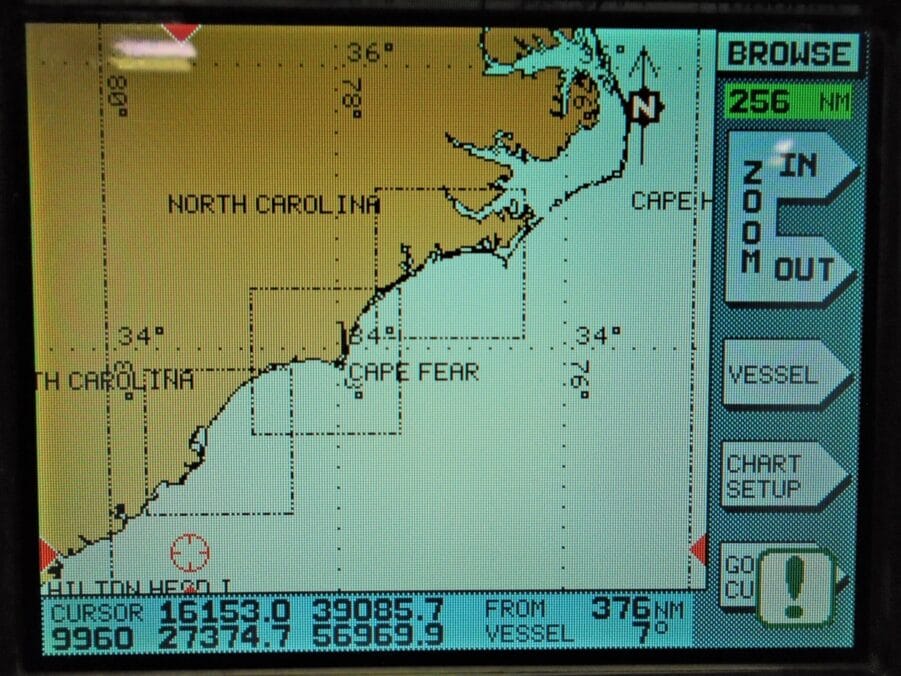 Navionics Classic NavChart Card New Bern-Georgetown US116X08 Feb 1996 - Image 2