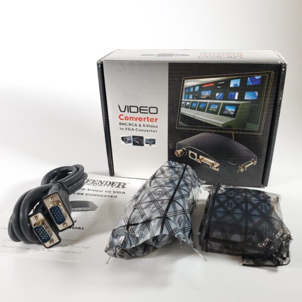 Vga Defender Defender Security 82-10771 - BNC/RCA and S-Video to VGA Converter NEW ...