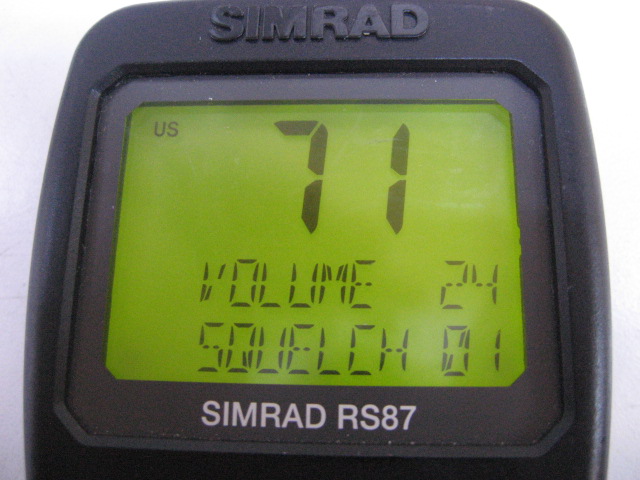 Simrad Ri85 SIMRAD RS87 AHS87 Marine VHF Radio Handset Re-Built Cable Tested ...
