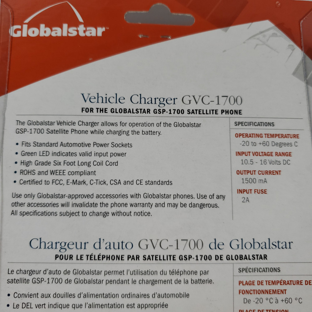 Cameron Sino Batterie De Remplacement Pour Globalstar GSP-1700 GPB-1700 2600 MAh