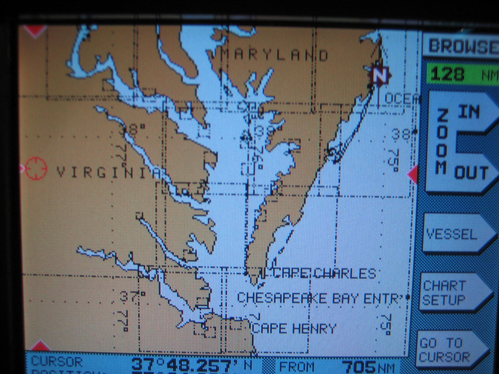 Navchart Bc Navionics Classic NavChart Card Chesapeake Bay (US634T12XL) Nov 2001 ...