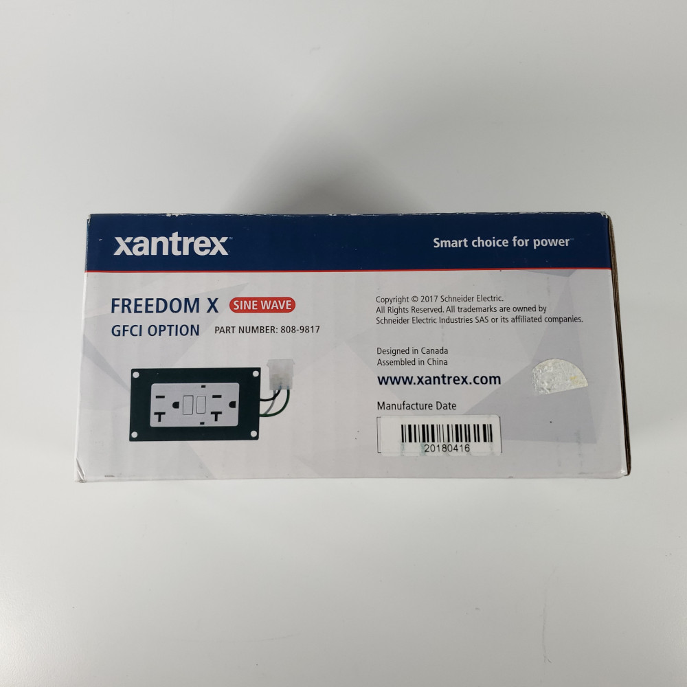 Xantrex 808-9817 - Freedom X Inverter Sine Wave GFCI 20A 120V ...