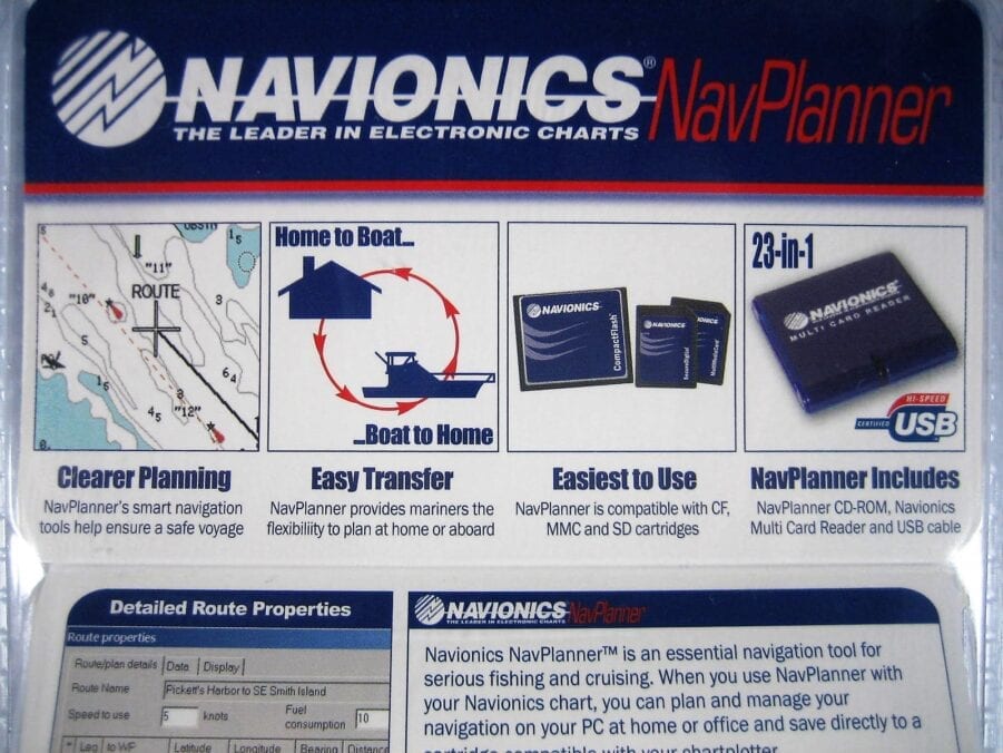 Navionics NavPlanner Plan On Your PC V4.0 Cable & CD-ROM W/USB Multi Card Reader - Image 3