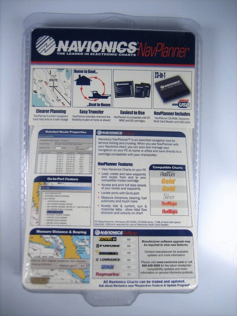 Navionics NavPlanner Plan On Your PC V4.0 Cable & CD-ROM W/USB Multi Card Reader - Image 4