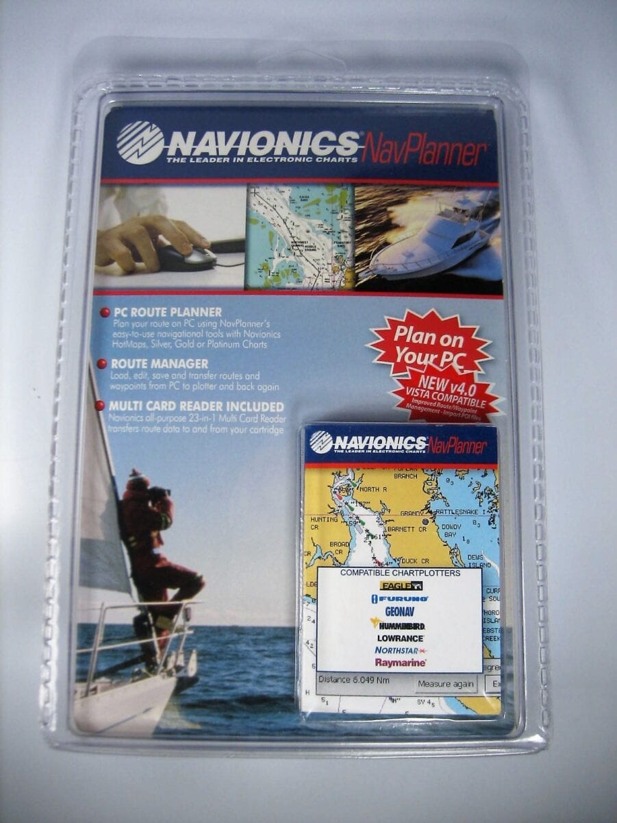 Navionics NavPlanner Plan On Your PC V4.0 Cable & CD-ROM W/USB Multi Card Reader