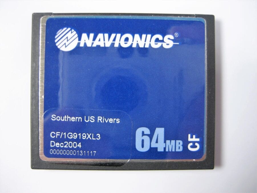 Navionics Gold CF Chart Card Southern US Rivers CF/1G919XL3 64MB