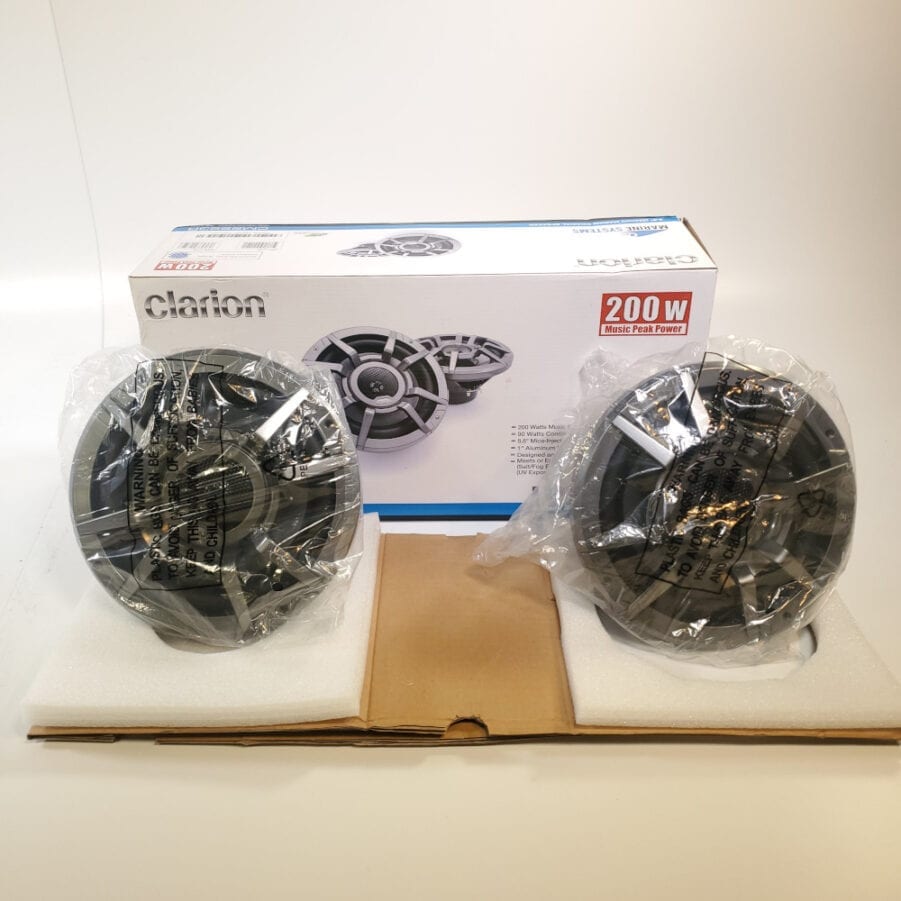 Clarion CM2223R - 8.8" (224mm) 200w Marine Coaxial Speaker Pair - New Old Stock