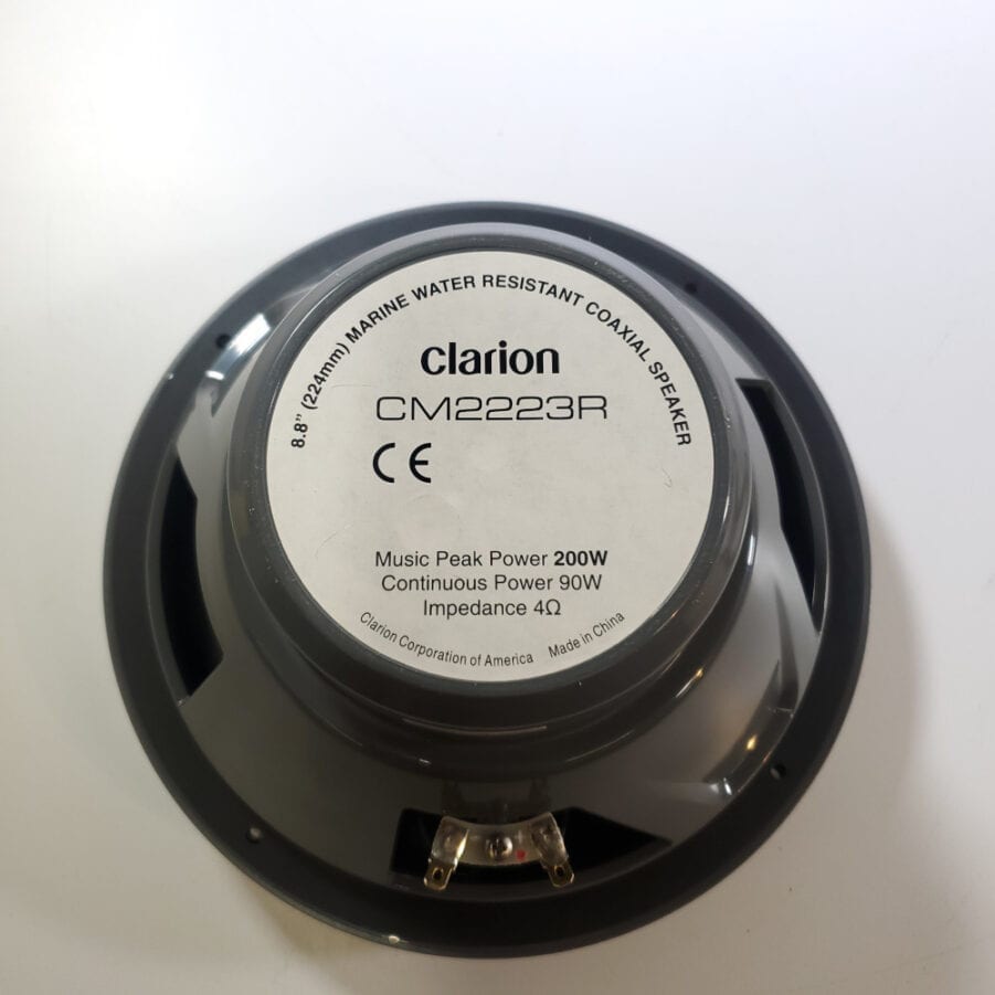 Clarion CM2223R - 8.8" (224mm) 200w Marine Coaxial Speaker Pair - New Old Stock - Image 7