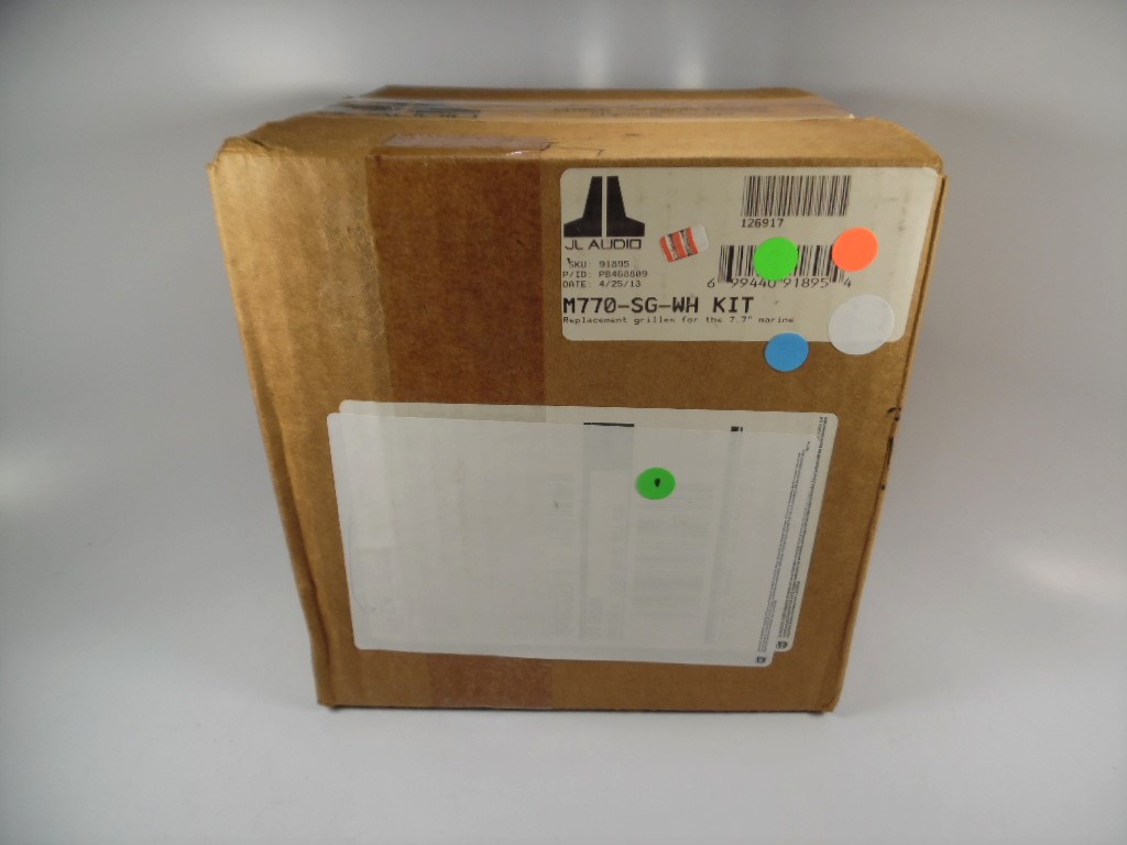 JL Audio Marine Speaker Grille Set 91895 M770SGWH Kit NEW