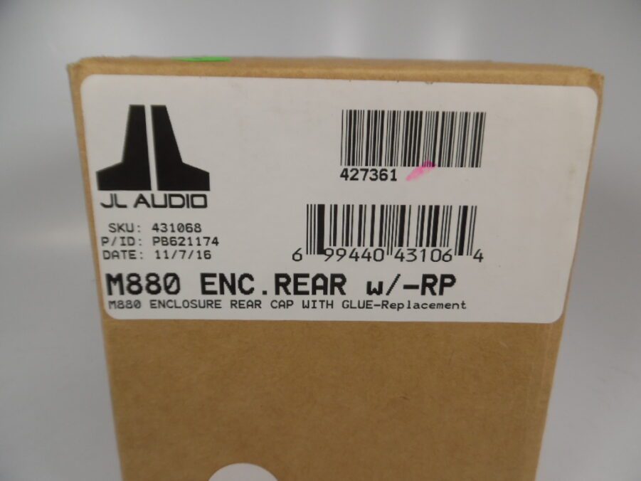 JL Audio - M880 - Enclosure Rear Cap With Glue - Replacement - NEW OLD STOCK - Image 3