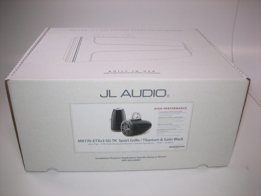 JL Audio Marine MX770-ETXv3-SG-TK Wakeboard Tower Speaker Set *NEW OLD STOCK* - Image 2