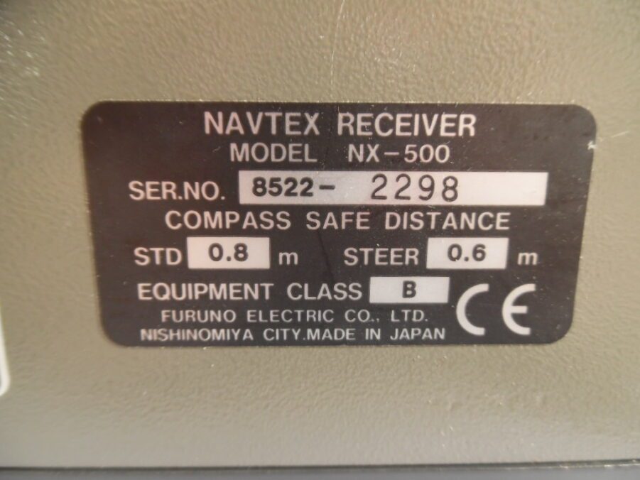 Furuno - NX-500 Navtex Receiver W/ Integral Printer - Power ON & Self-Test - Image 11