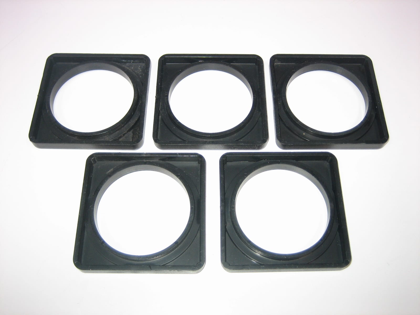 VDO *NEW LOT OF 5* 2" Square Boat Gauge Instrument Meter Bezel for Dash