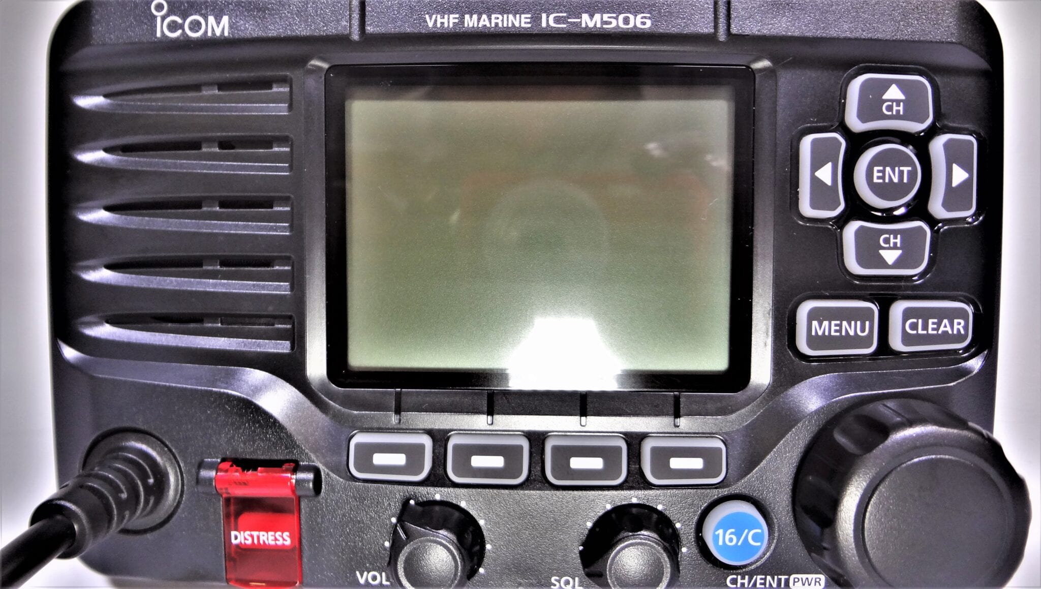 Icom IC-M506 Submersible Marine VHF Radio Unit Rear Mic ~NMEA200+AIS ...