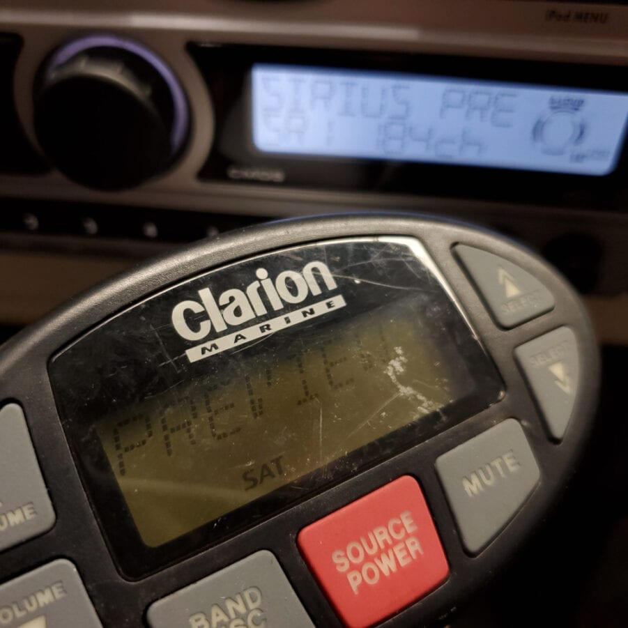 Clarion CMD5 - Marine Grade Boat Stereo Unit AM/FM Sirius XM Radio -- AS IS - Image 13