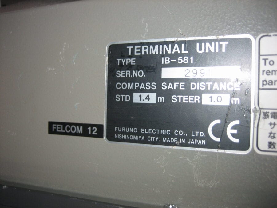 Furuno FELCOM 12 System - IC-112 IC-212 IB-581 IC-302 IC-303 - For Parts - Image 12