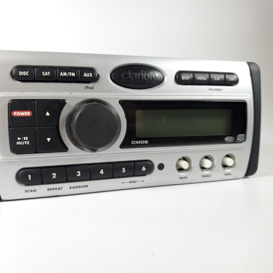 Clarion CMD5 - Marine Grade Boat Stereo Head Unit AM/FM Sirius XM Radio - USED - Image 2