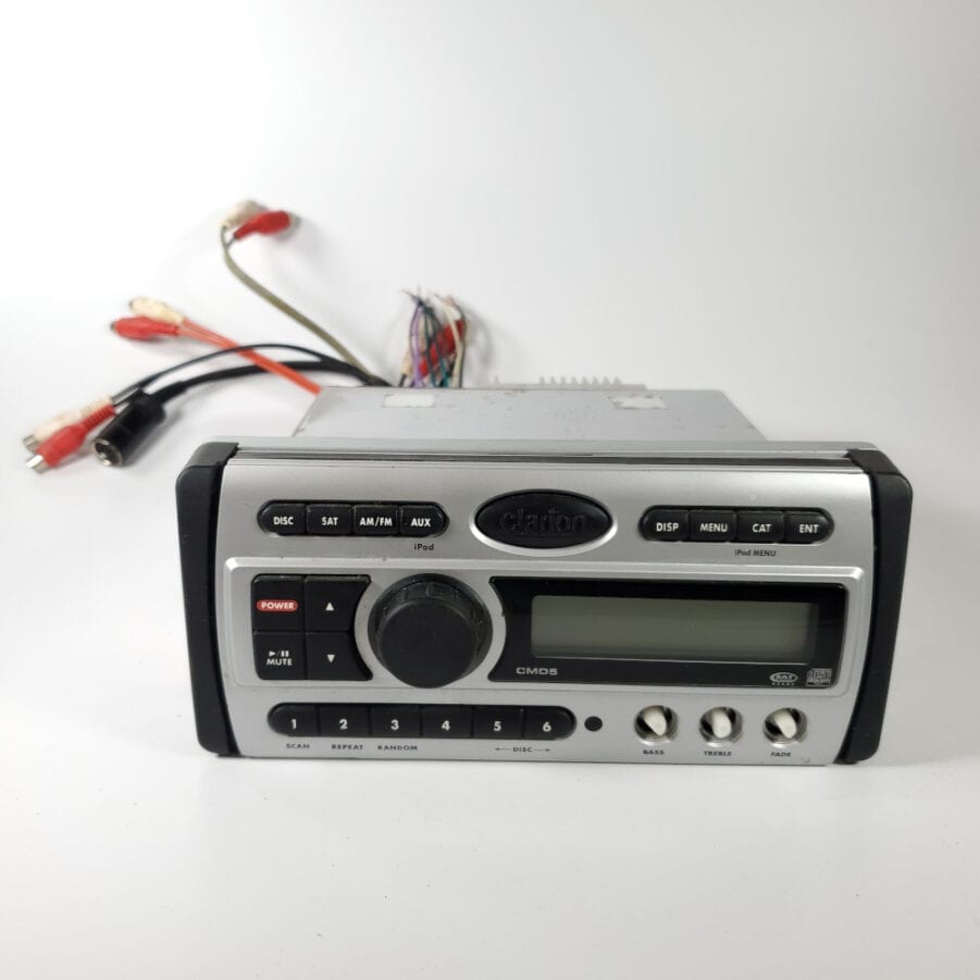 Clarion CMD5 - Marine Grade Boat Stereo Head Unit AM/FM Sirius XM Radio - USED