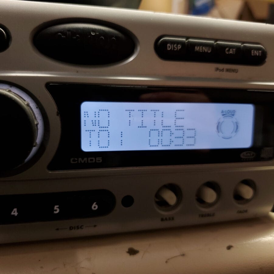 Clarion CMD5 - Marine Grade Boat Stereo Head Unit AM/FM Sirius XM Radio - USED - Image 12