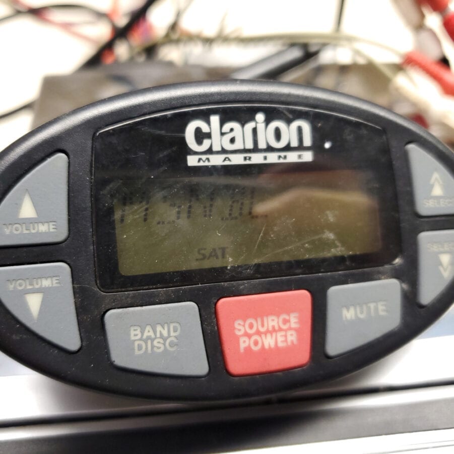 Clarion CMD5 - Marine Grade Boat Stereo Head Unit AM/FM Sirius XM Radio - USED - Image 13
