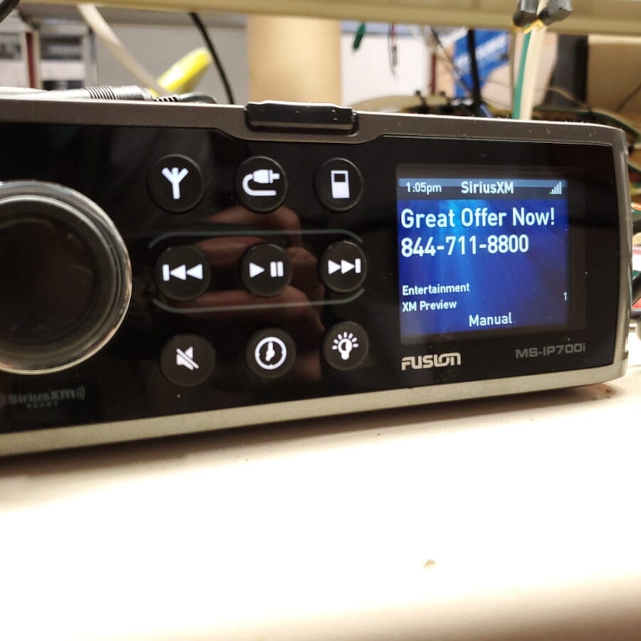 Fusion MSIP700i TrueMarine Entertainment System AM/FM Sirius XM