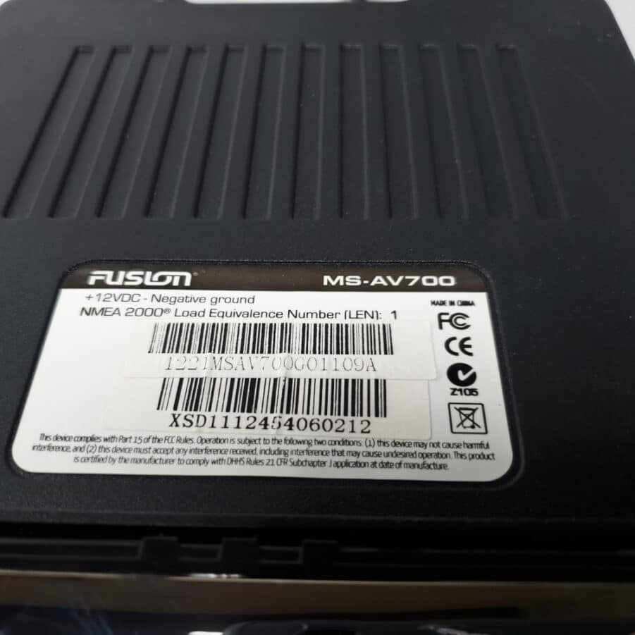 Fusion MS-AV700 - Marine DVD AM/FM Sirius XM Radio Boat Head Unit w/ Sun Cover - Image 8
