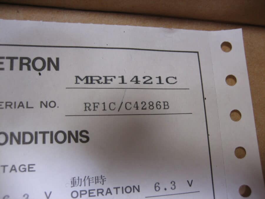 JRC X-Band Radar Magnetron - MRF1421C - 4kw - Image 7
