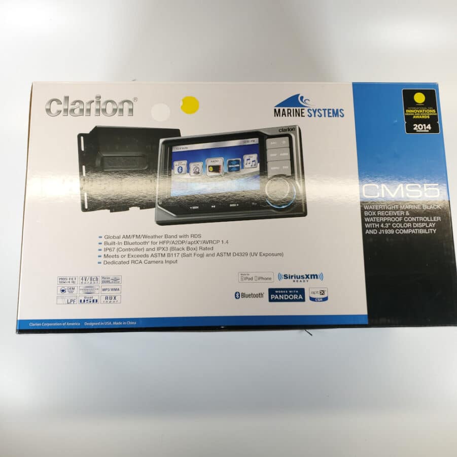Clarion CMS5 - Marine Black Box Radio w/ Waterproof 4.3" Color Controller - Image 13