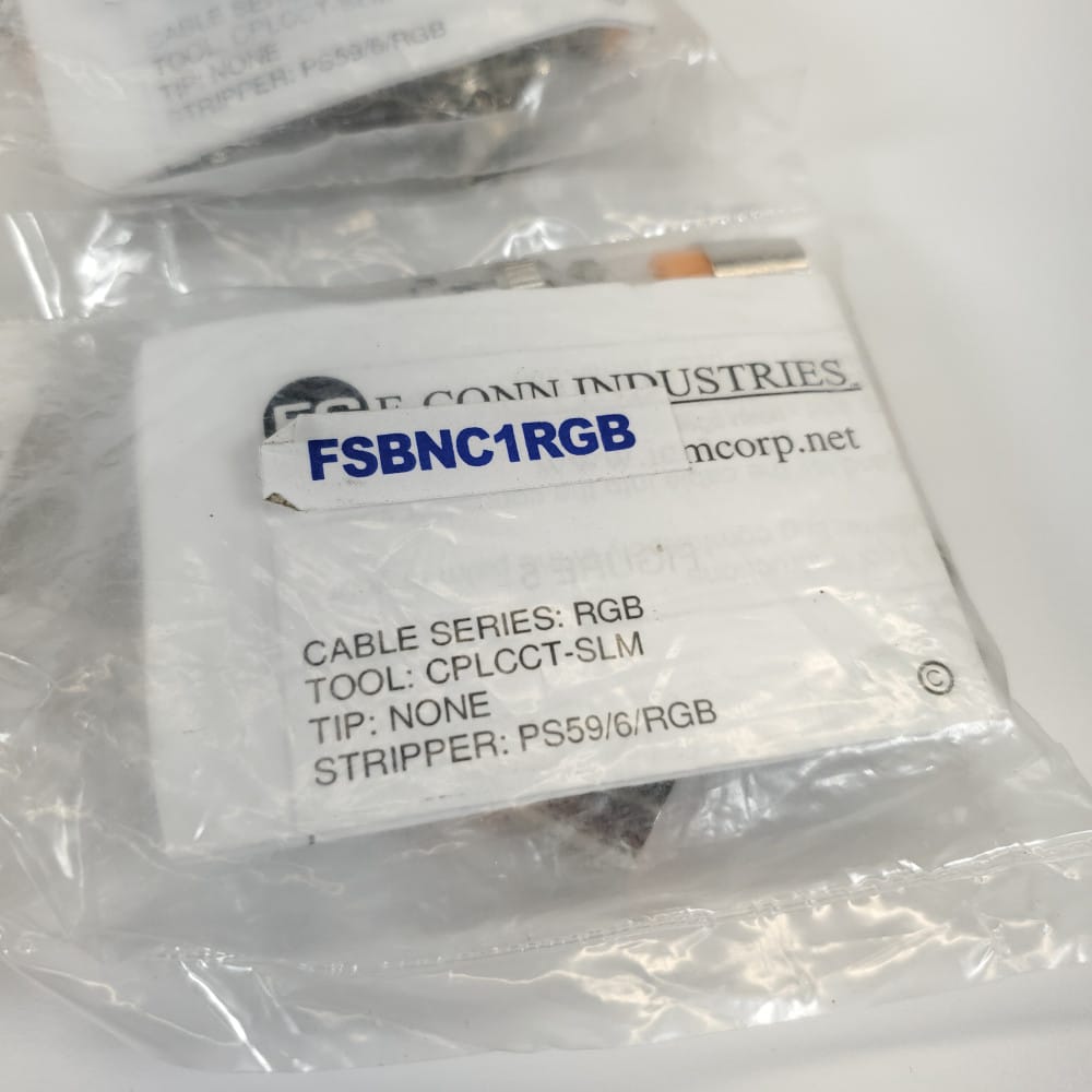 F-Conn - RGB Mini Coax Cable BNC Male Connectors
