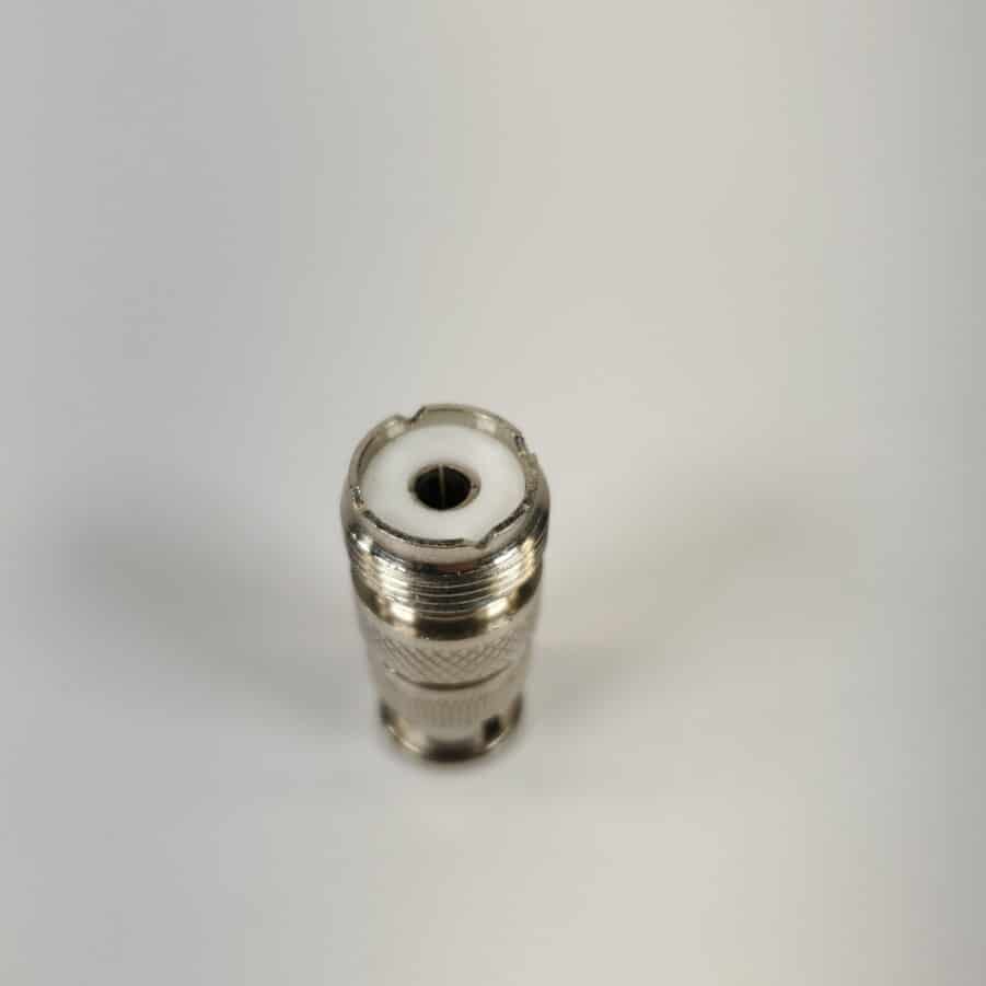 Female PL-259 UHF to Male BNC RF Coax Conversion Connectors - LOT OF 10 - Image 2